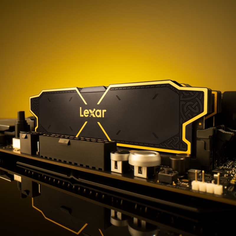 Kit RAM Lexar THOR OC DDR5 16GB (2x8GB) 6000MHz – Dissipatore In Alluminio Da 1,6 Mm, Basso Profilo 40 Mm, Supporta Intel XMP 3.0 E AMD EXPO, On-die ECC