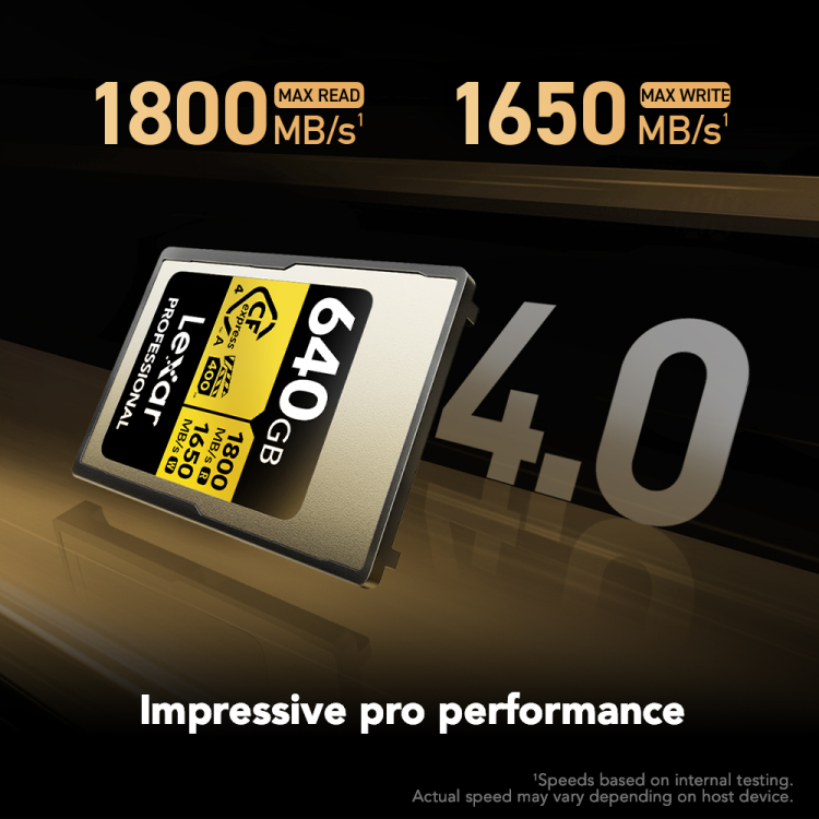 Lexar - 新品　Lexar cfexpress type A GOLD 80GB Lexar Professional GOLD Series 80GB CFexpress Type A Memory