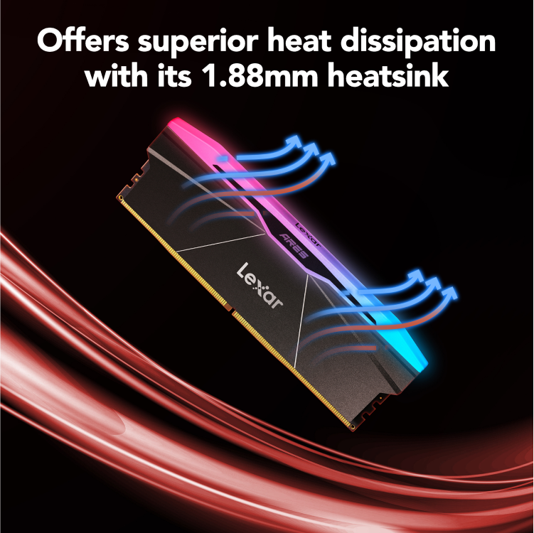 Lexar® ARES RGB 2nd Gen DDR5 Desktop Memory | Lexar