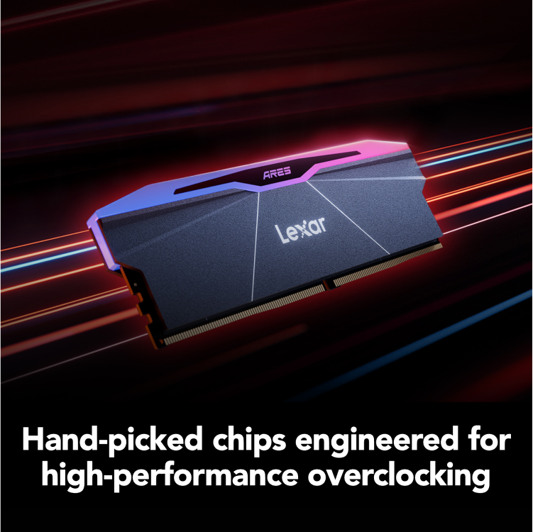 Lexar ARES DDR5 32GB RGB メモリキット Lexar® ARES RGB DDR5 Desktop Memory | Lexar