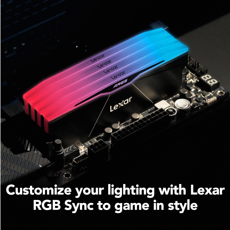 Lexar® ARES RGB 2nd Gen DDR5 Desktop Memory | Lexar