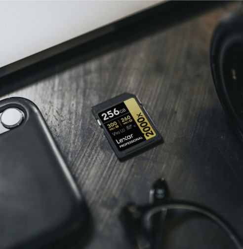 Lexar 2000X 256GB memory card