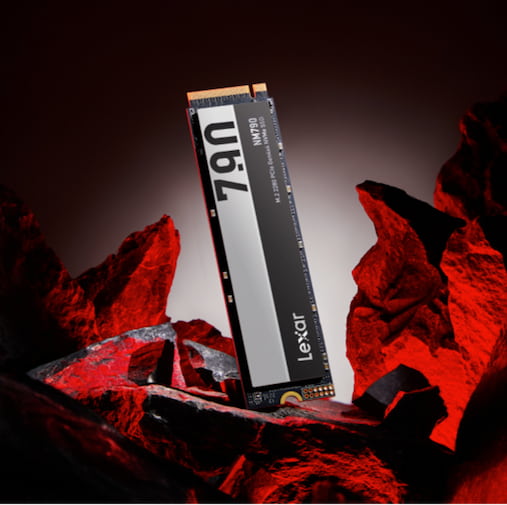 Lexar NVMe SSD Storage.