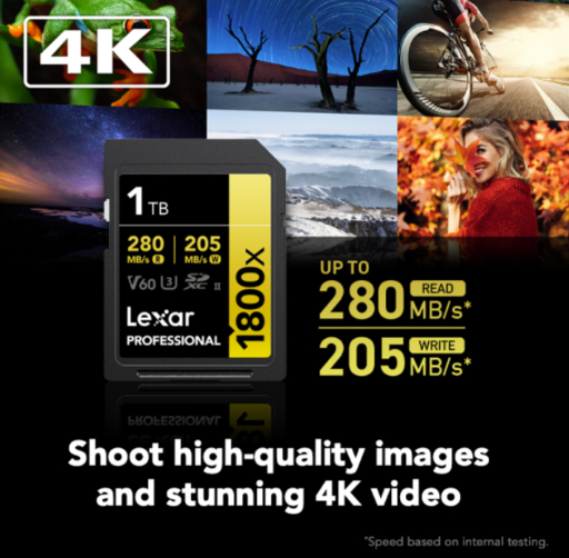 Lexar High Quality 4K Video