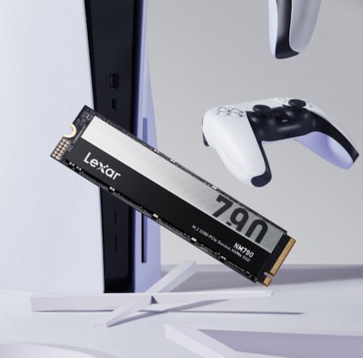 An internal vs. external SSD