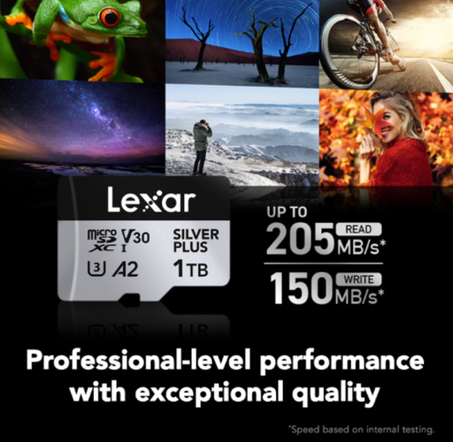 Lexar Memory Card Professional Level.