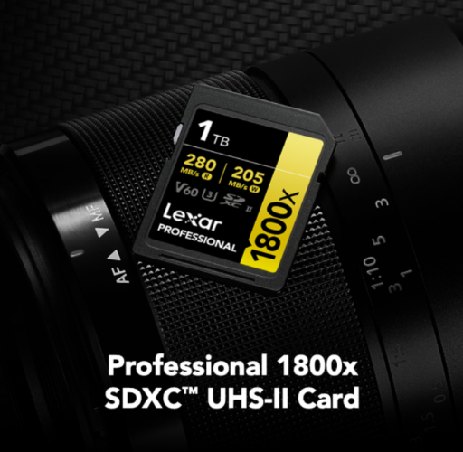 Lexar Professional 1800x SDXC Memory Card