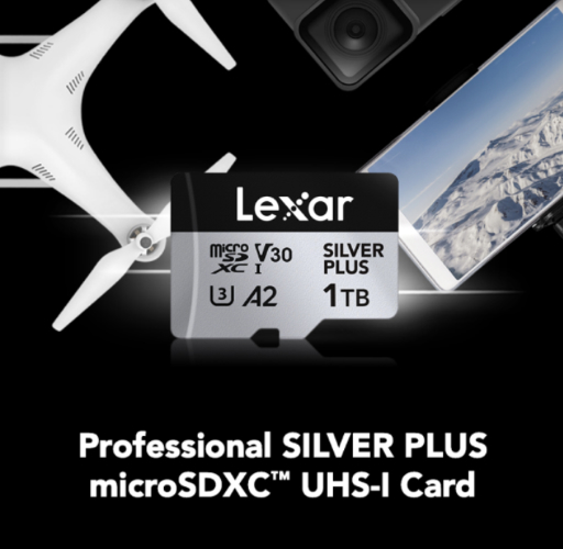 Lexar Professional Silver Plus Memory Card.