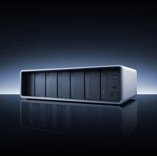 The Lexar Professional Workflow 6-Bay Docking Station