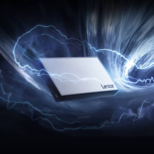 The Lexar Professional Workflow Portable SSD.